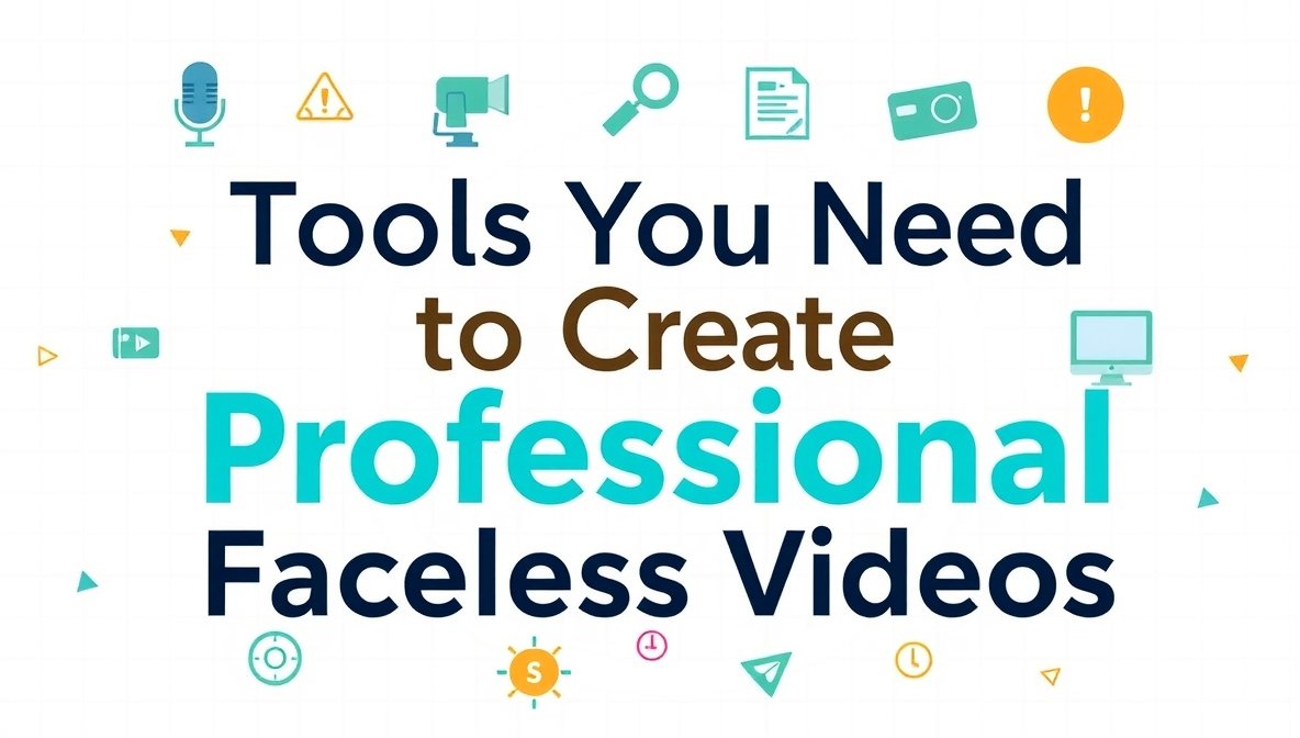 Tools You Need to Create Professional Faceless Videos
